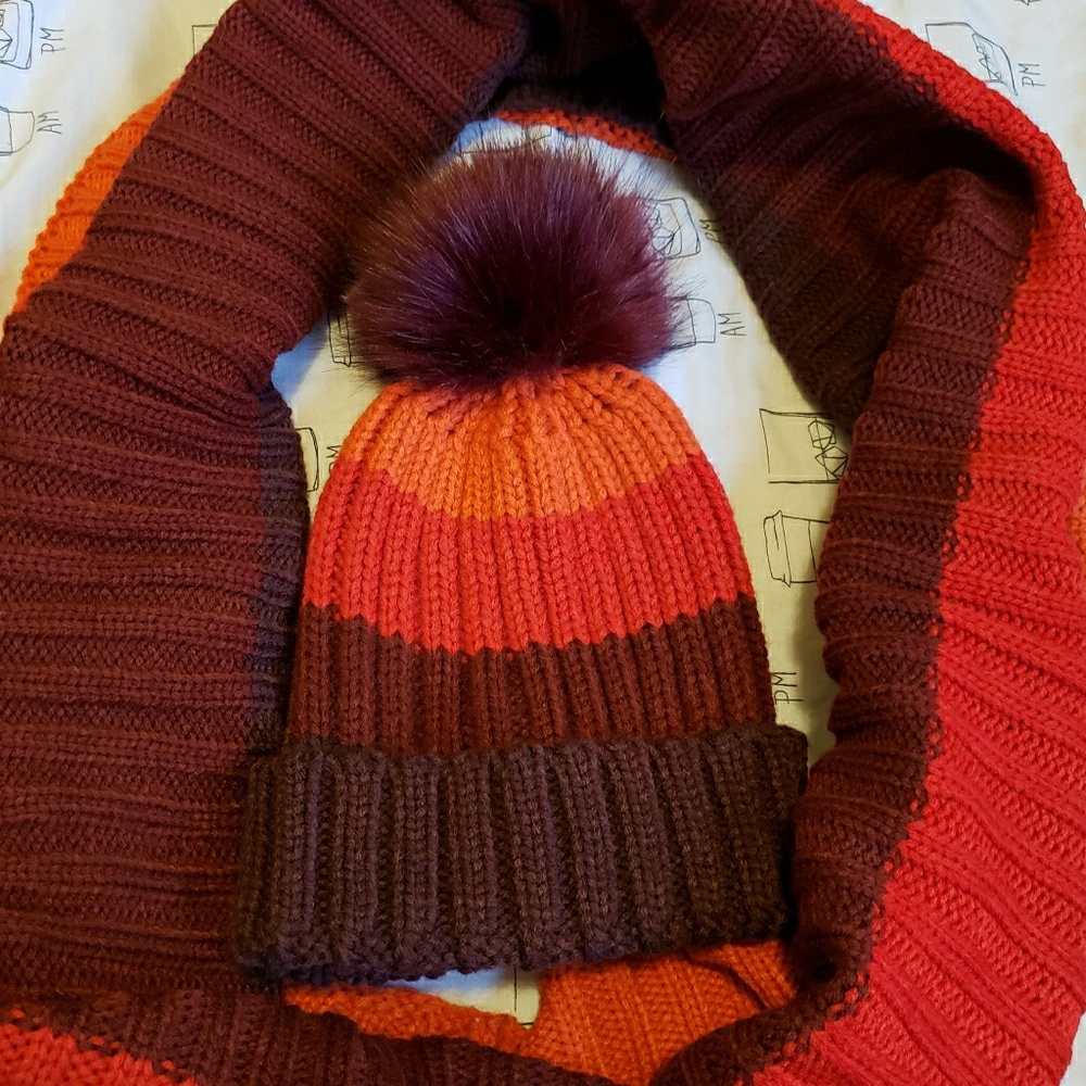Hat and  scarf